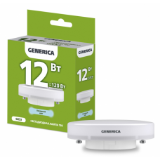 Лампа св/д GENERICA Т80 12Вт 230В 6500К GX53 LL-T80-12-230-65-GX53-G