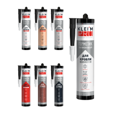 Герметик "KLEIM PRO" для кровли 280мл черный
