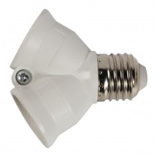 Переходник д/ламп Smartbuy 230V E27-2E27