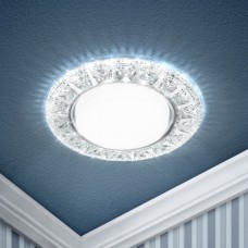 Спот ERA DK LD22 SL/WH GX53 прозрачный св/д подсветка Б0029625
