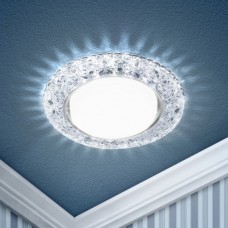 Спот ERA DK LD25 SL/WH GX53 прозрачный св/д подсветка Б0029635