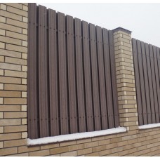 Заборная доска 140*0,1*3000 полнотелая Графит( Антрацид)