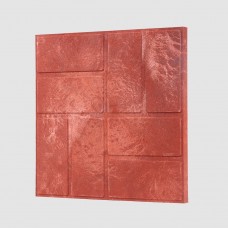 Плитка тротуарная полимерпесчаная красная 45*45*25