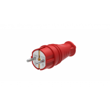 Вилка Systeme Electric MultiSet 2К+З прямая кауч. 16А/250В IP44 красная MST4401RD Вилка Systeme Electric MultiSet 2К+З прямая кауч. 16А/250В IP44 красная MST4401RD