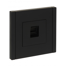 Розетка 1-я RJ45 кат.6 FP131 черный IEK FORTE&PIANO FP-K10-2-K02