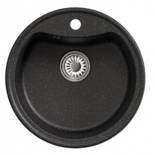 Мойка ML-GM09 круглая ультра черная 510мм(344) Мойка ML-GM09 круглая ультра черная 510мм(344)