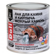 Лак по камню и кирпичу Мокрый камень DALI акриловый 0,75л