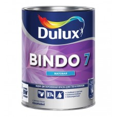 Краска в/э BINDO № 7 BW матовая для стен и потолков 1л. Dulux