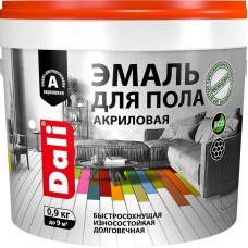 Эмаль д/пола бежевая Dali 0,9л.