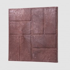 Плитка тротуарная полимерпесчаная коричневая 33*33*25