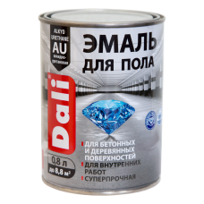 Эмаль д/пола красно-коричневая Dali 0,8л.