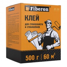 Клей д/стеклохолста и стеклообоев 500гр Fiberon