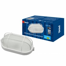 Св-к с/д Uniel UWL-O02 банник 100W E27 овал/решетка белый