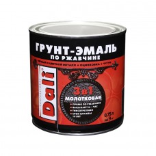 Грунт-эмаль по ржавчине 3в1 молотковая Dali Медная 0,75л.