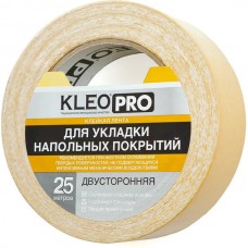 Клейкая лента двухсторонняя 38*25м KLEO PRO