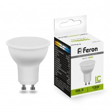 Лампа св/д Feron GU10 13W 4000K 220V 57*50мм 38192