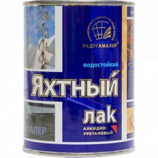 Лак яхтный глянцевый 0,9л. бесцветный Радуга