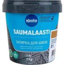 Saumalaasti затирка для швов цементная, 1 кг (31 светло-коричневый)