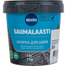 Saumalaasti затирка для швов цементная, 1 кг (39 светлый мрамор)