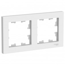 Рамка AtlasDesign 2мест. белая ATN000102