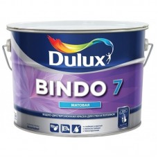 Краска в/э BINDO № 7 BW матовая для стен и потолков 9л. Dulux