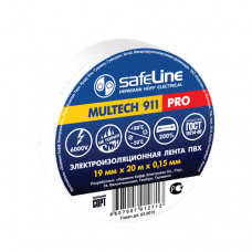 Изолента Safeline 19мм*20м белая