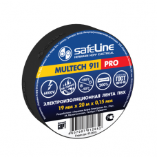Изолента Safeline 19мм*20м чёрная