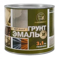 Грунт эмаль по ржавчине 3в1 Синяя 1,9 кг Радуга(6)