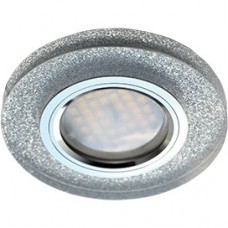 Спот Ecola MR16 DL1650 круг сереб.блеск/хром FS1650EFF