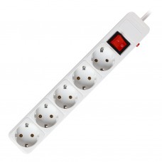 Сет.фильтр Smartbuy 5вх. 1,8м з/ш 16А белый ПВС3*1,0