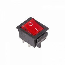 Выключатель клав. 250V 16А (4с) ON-OFF красный с подсветкой REXANT 36-2330 Выключатель клав. 250V 16А (4с) ON-OFF красный с подсветкой REXANT 36-2330