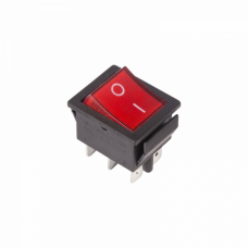 Выключатель клав. 250V 15А (6с) ON-ON красный с подсветкой REXANT 36-2350 Выключатель клав. 250V 15А (6с) ON-ON красный с подсветкой REXANT 36-2350