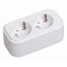 Колодка IEK 2гн. с/з 16А белая 250В KYP11-16-02-00-Z