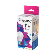 Лампа Космос LED A60 11W 3000K E27
