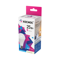 Лампа Космос LED A65 25W 3000K E27