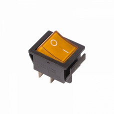 Выключатель клав. 250V 16А (4с) ON-OFF желтый с подсветкой REXANT 36-2333 Выключатель клав. 250V 16А (4с) ON-OFF желтый с подсветкой REXANT 36-2333