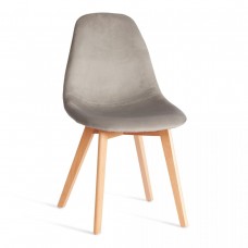 Стул CINDY SOFT (mod. C1021F1-1) [велюр/дерево бук, 55 х 48 х 83 см, коричневый HLR12 / натуральный]