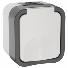 Розетка IEK TORS TS-R16-16-55-K41 1-я с з/к кр. 16А IP55 TS220 серый Розетка IEK TORS TS-R16-16-55-K41 1-я с з/к кр. 16А IP55 TS220 серый