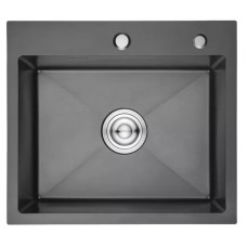 K36045В Кухонная мойка премиум Графит GERHANS 600 х 450 х 220 мм K36045В Кухонная мойка премиум Графит GERHANS 600 х 450 х 220 мм