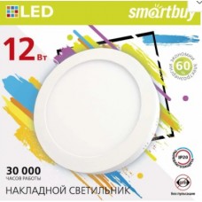 Св-к св/д Smartbuy Round SDL 12W/6500K/IP40