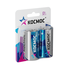 Батарейки Космос LR20 1.5V Alkaline 2BL