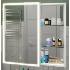 Шкаф зеркальный APERIO LED 800*800 правый МВК 007