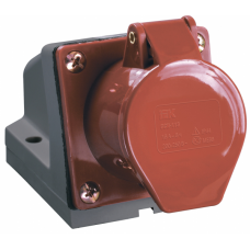 Розетка IEK 125 стационарная 3Р+РЕ+N 32А 380В IP44