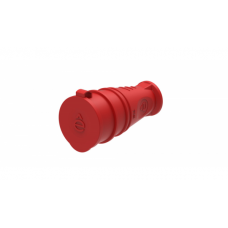 Розетка MultiSet 2P+E  кабел. каучук. 16А/250В IP44 Красная MST4402RD