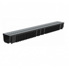 Лоток пластиковый SteePlain DN100 H100 с решеткой сталь STEELOT