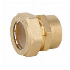 G1251.1504 Муфта обжим латунь 15*1/2" ВН  (10/150)