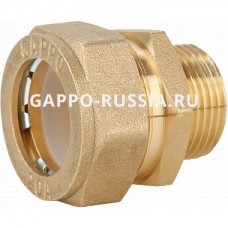 G1252.1504 Муфта обжим латунь 15*1/2" НАР  (10/150)