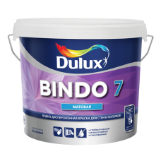 Краска в/э BINDO № 7 BW матовая для стен и потолков 4,5л. Dulux