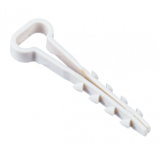Дюбель-хомут 5*10 белый плоский Fortisflex 59235 Дюбель-хомут 5*10 белый плоский Fortisflex 59235