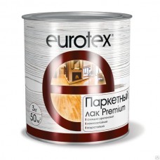 Лак паркетный Евротекс Премиум полуматовый 2,5л.
